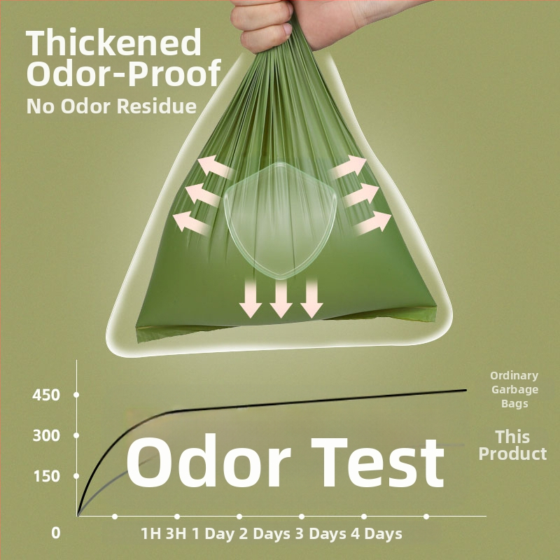 Boxovaný lopatka na psie exkrementy – hrúbkovaný, úplne rozložiteľný dizajn, typ rol, materiál EPA, s biologicky rozložiteľnými vreckami na exkrementy