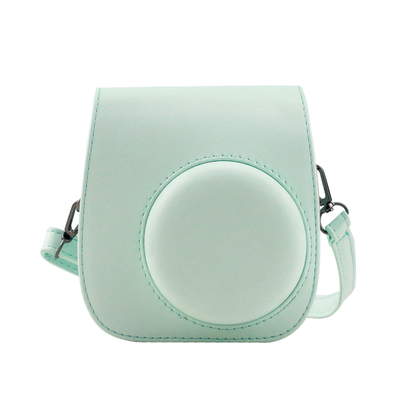 Mini12 fotoaparato krepšys – PU oda, crossbody stilius, kvėpuojantis, atsparus vandeniui, atsparus dilimui, anti-theft apsauga, poliesterio vidus