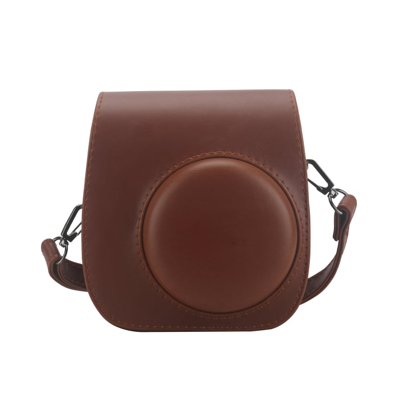 Mini12 fotoaparato krepšys – PU oda, crossbody stilius, kvėpuojantis, atsparus vandeniui, atsparus dilimui, anti-theft apsauga, poliesterio vidus