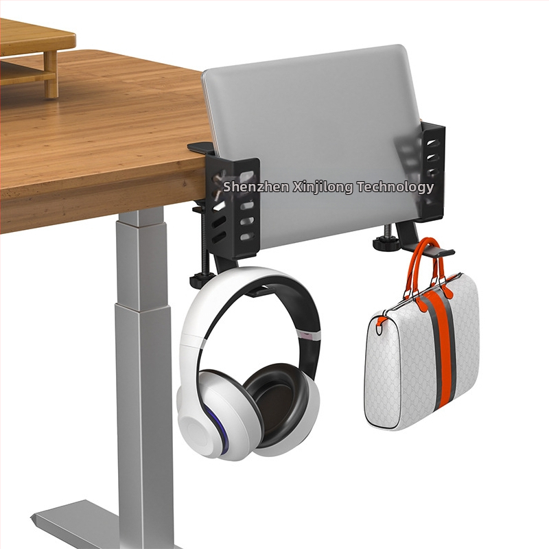 Planšetdatora un viedtālruņa statīvs ar sānu gravitācijas skavu, modeļa XJL-003; svars 1200 g; saderīgs ar iPad un iPhone paaudzēm.