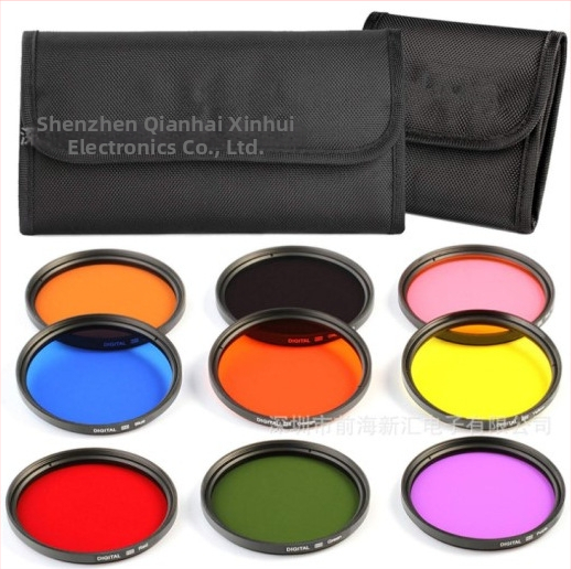 JSR DSLR 11-in-1 filtrų rinkinys, pilno spalvų veidrodinis filtras, prekės ženklas JSR, modelis Slr camera, OEM apdorojimas