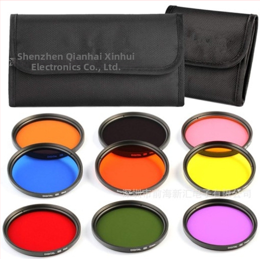JSR DSLR 11-in-1 filtrų rinkinys, pilno spalvų veidrodinis filtras, prekės ženklas JSR, modelis Slr camera, OEM apdorojimas