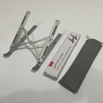 Βάση Φορητού Υπολογιστή N8 – Αλουμινένιο Κράμα, Αναδιπλούμενη, Μεταλλική Κατασκευή, 200 g