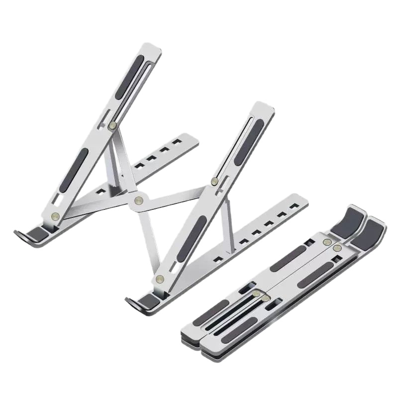 Βάση Φορητού Υπολογιστή N8 – Αλουμινένιο Κράμα, Αναδιπλούμενη, Μεταλλική Κατασκευή, 200 g