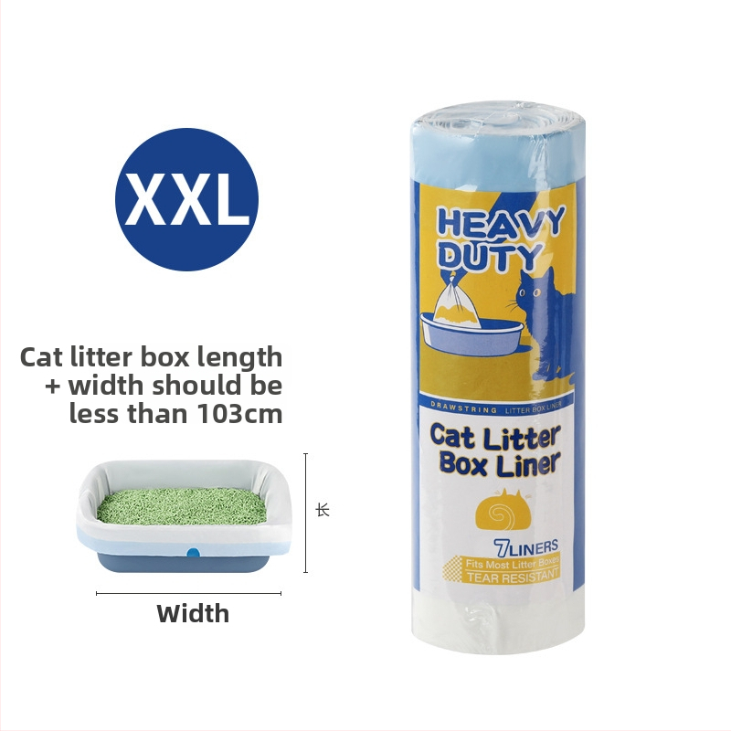 HDPE παχυσμένη φορητή σακούλα αποβλήτων γάτας