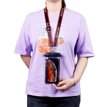 Husă impermeabilă pentru telefon cu touchscreen, PVC, pentru înot, scufundări și activități în aer liber