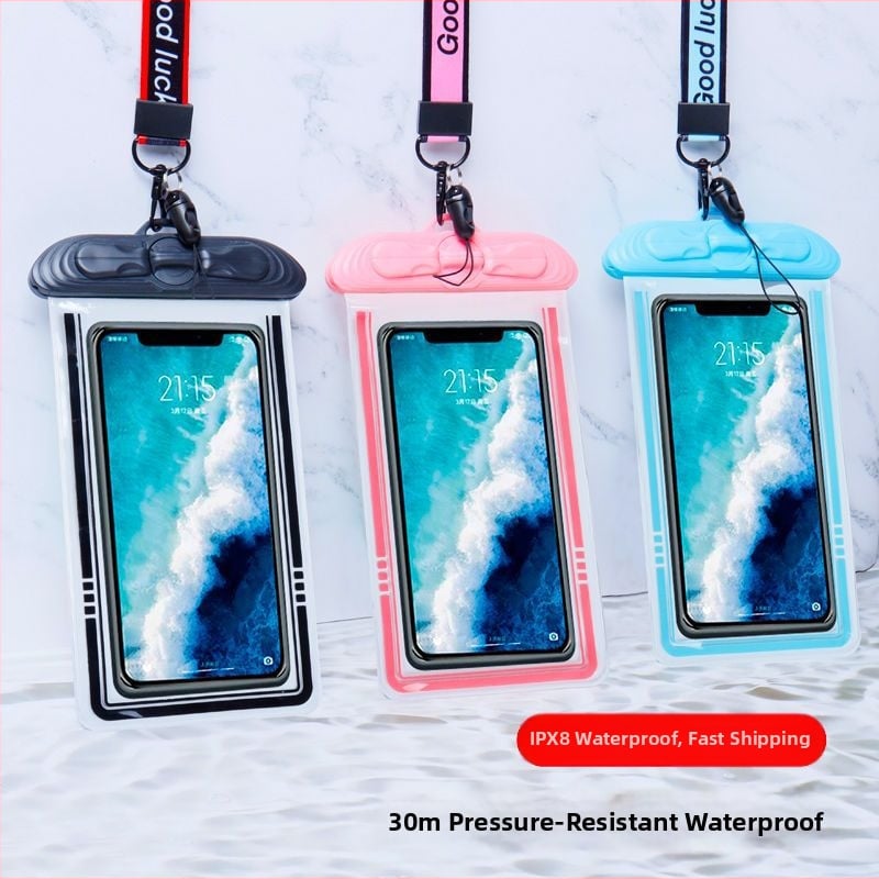 Husă impermeabilă pentru telefon cu touchscreen, PVC, pentru înot, scufundări și activități în aer liber