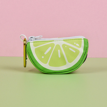 Διανομέας σακουλών απορριμμάτων κατοικίδιών με μοτίβο φρούτων και θήκη αποθήκευσης, πολυεστέρας, στυλ flat-mouth, παχυνμένος, αδειοδοτημένη ιδιωτική ετικέτα