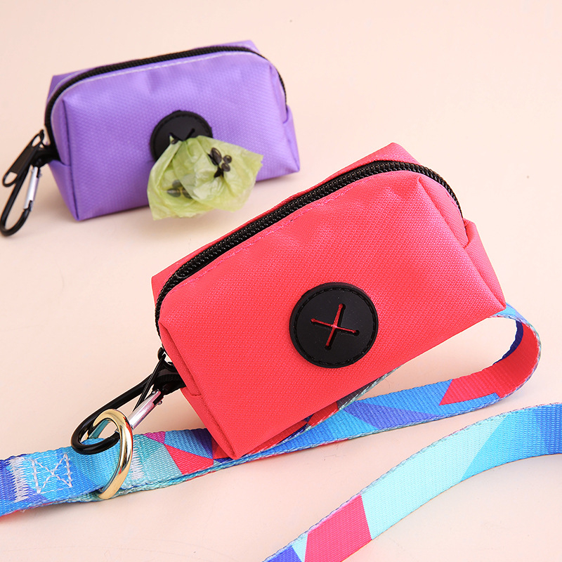 Bomei PVC Διανομέας σακουλών περιττωμάτων σκύλου και θήκη αποθήκευσης, τύπος με επίπεδο στόμιο, κανονικό πάχος