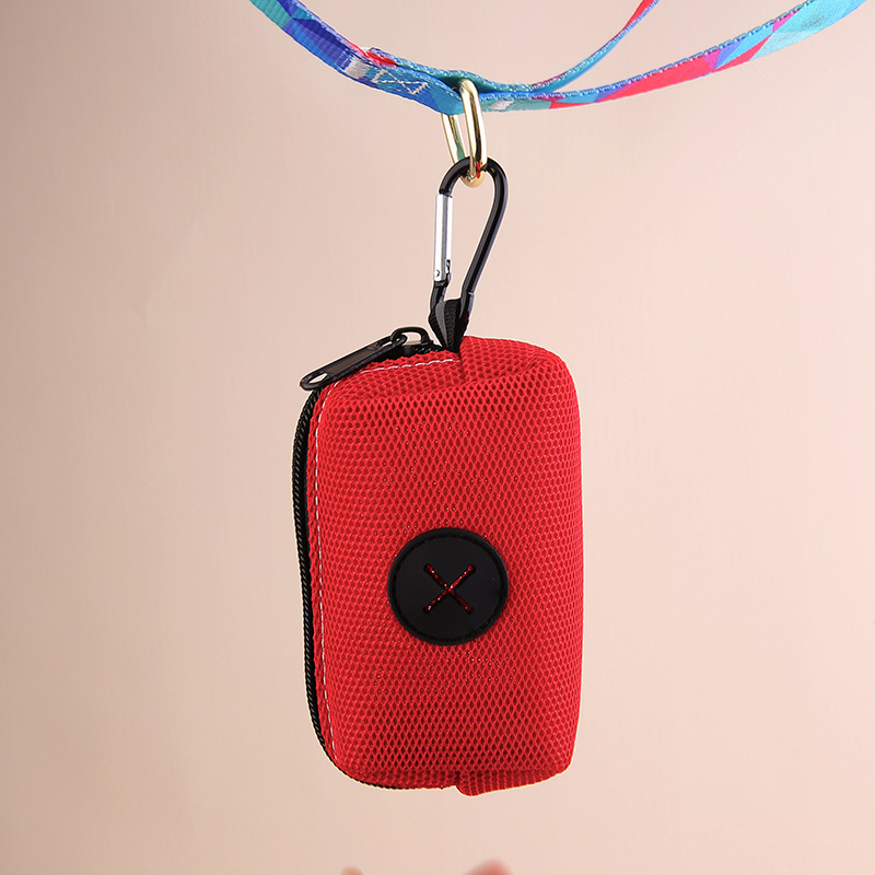 Bomei PVC Διανομέας σακουλών περιττωμάτων σκύλου και θήκη αποθήκευσης, τύπος με επίπεδο στόμιο, κανονικό πάχος