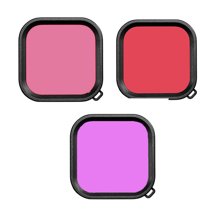 Keke 901 akrylový vodotesný ochranný kryt pre GoPro Hero9 – potápanie s filtrom