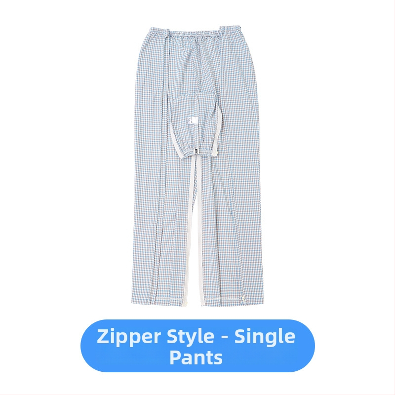 Jingruikang Zdravotnícke odevy pre starostlivosť, unisex, 95% bavlna, raglánové dlhé rukávy, okrúhly výstrih, dlhý strih 80–100 cm, jar/jeseň