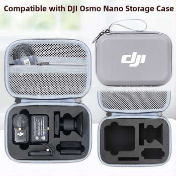 Osmo Nano akcijas kameras uzglabāšanas soma – PU materiāls, 166 g, saderīga ar Osmo Nano