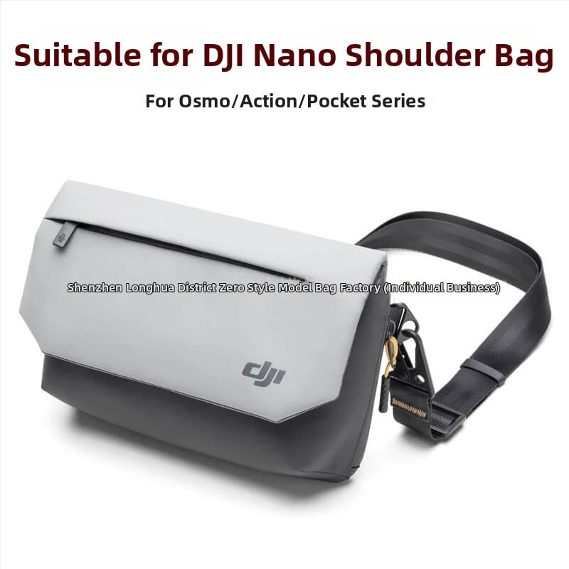 Osmo Nano akcijas kameras uzglabāšanas soma – PU materiāls, 166 g, saderīga ar Osmo Nano