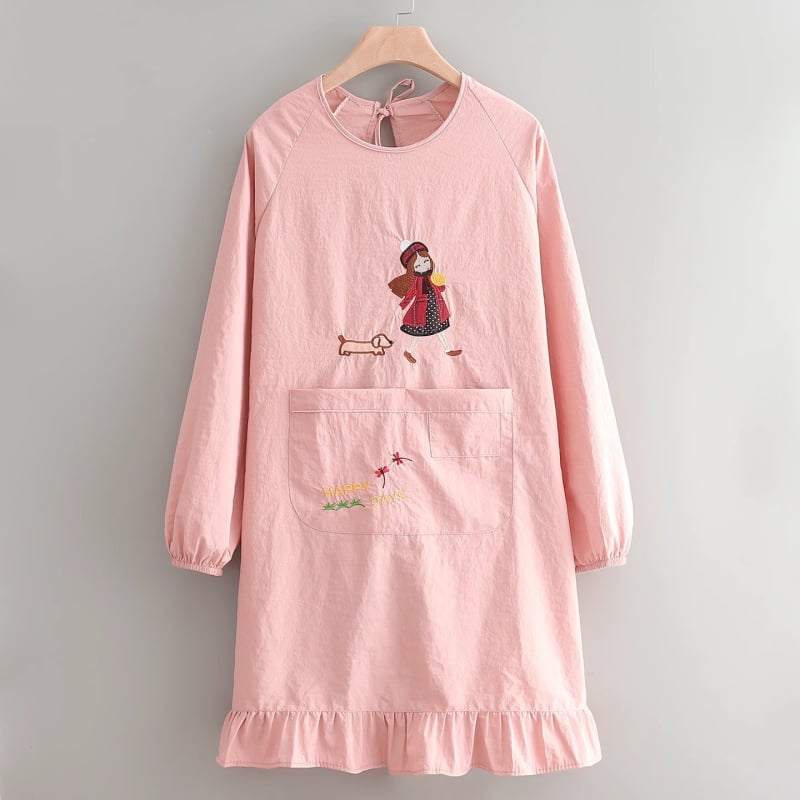 Ръкавен предник, Taslan материя, антизамърсяващ текстил, модерен стил, карикатурен принт