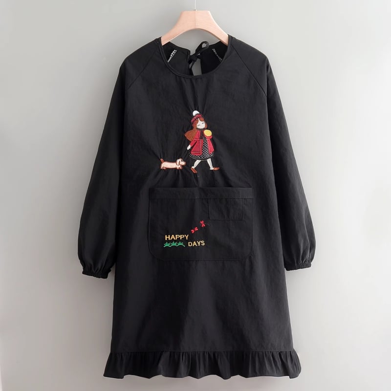 Ръкавен предник, Taslan материя, антизамърсяващ текстил, модерен стил, карикатурен принт