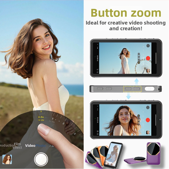 Selfie zaslon za pametni telefon sa stražnjom kamerom za uživo prijenos – stabilizacija slike, Bluetooth, uključeno daljinsko, univerzalna kompatibilnost