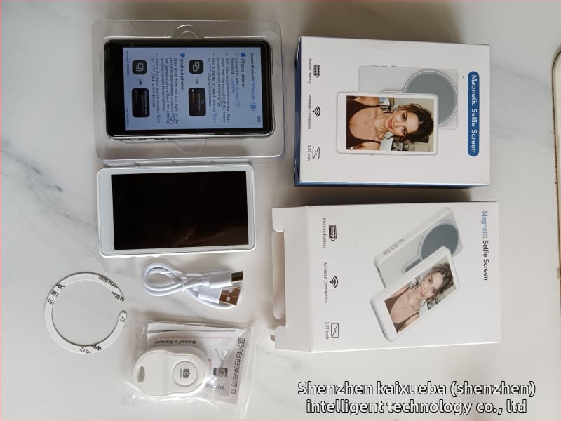 Selfie zaslon za pametni telefon sa stražnjom kamerom za uživo prijenos – stabilizacija slike, Bluetooth, uključeno daljinsko, univerzalna kompatibilnost