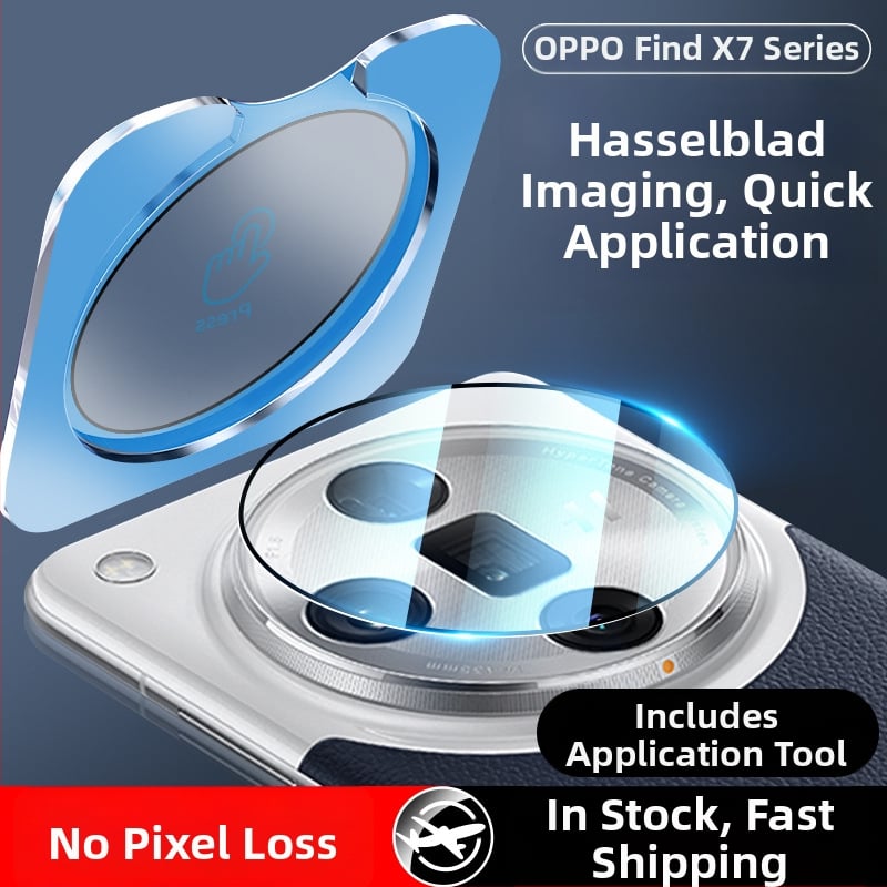 Aizsargfilms no kalta stikla objektīvam Oppo Find X8 Pro / Find X8S / Find X7 – HD skaidrība, objektīva aizsardzība