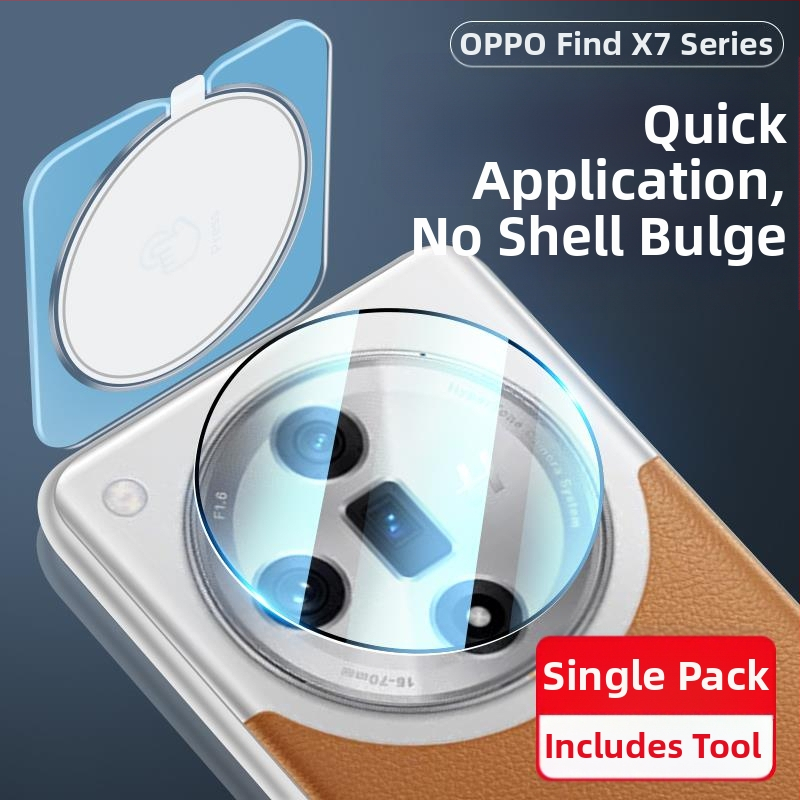 Aizsargfilms no kalta stikla objektīvam Oppo Find X8 Pro / Find X8S / Find X7 – HD skaidrība, objektīva aizsardzība