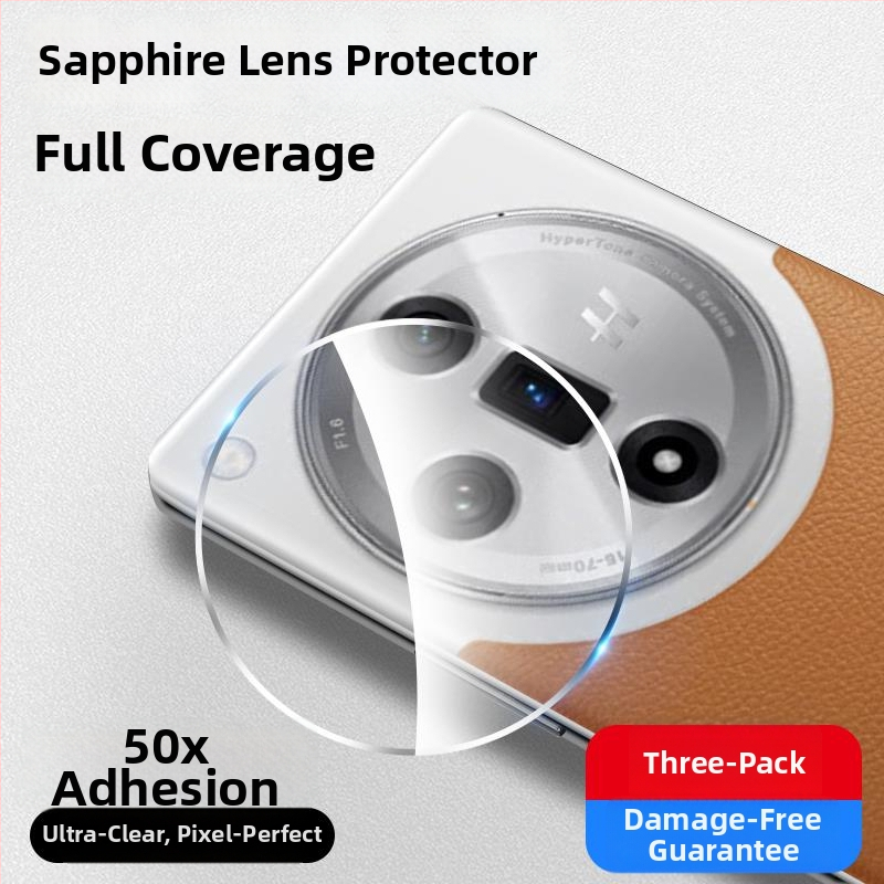 Aizsargfilms no kalta stikla objektīvam Oppo Find X8 Pro / Find X8S / Find X7 – HD skaidrība, objektīva aizsardzība