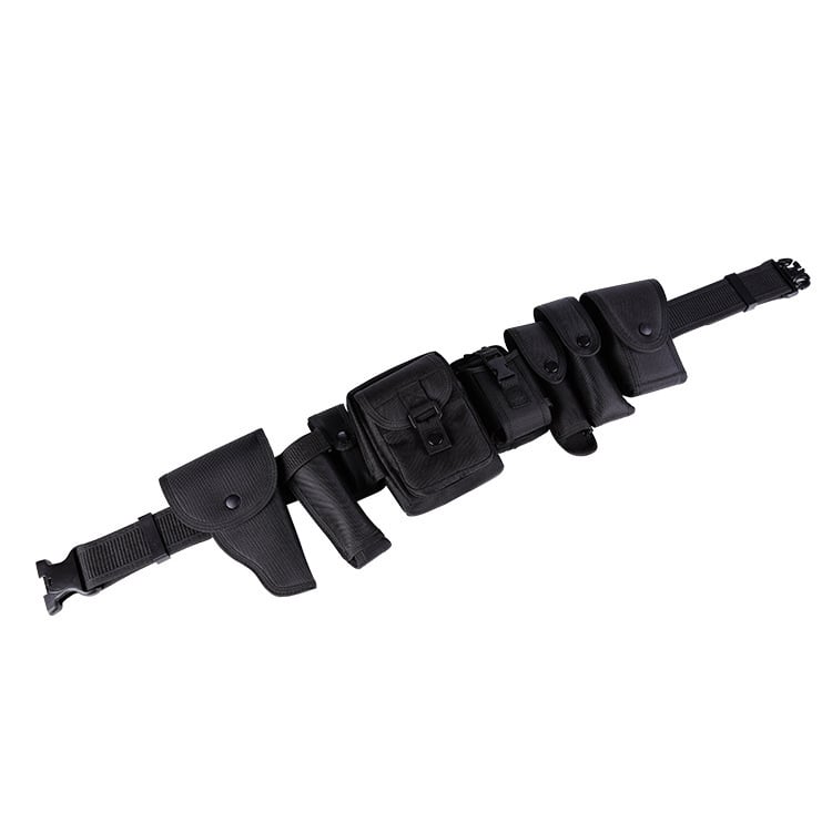 Xiesheng Curea Tactică Multifuncțională A – Set cu opt piese pentru Echipament de Securitate pentru Patrulare, Curea din Nylon Oxford Canvas, Cataramă din Plastic, Închidere cu Cataramă, Lățime >4 cm, Ambalaj Individual