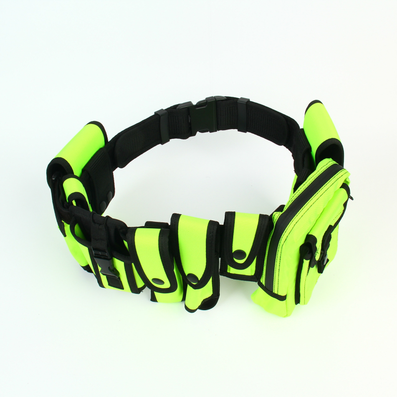 Xiesheng Curea Tactică Multifuncțională A – Set cu opt piese pentru Echipament de Securitate pentru Patrulare, Curea din Nylon Oxford Canvas, Cataramă din Plastic, Închidere cu Cataramă, Lățime >4 cm, Ambalaj Individual