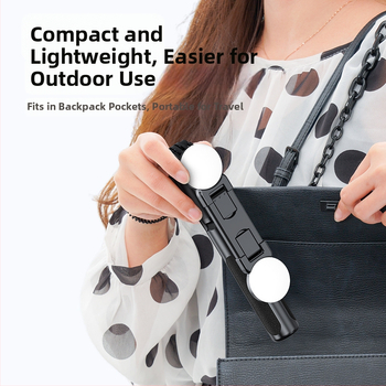 Selfie nūja Z115 ar statīvu, 1,2 m izplešams, Bluetooth tālvadība, LED gaismas lukturis, EIS atbalsts