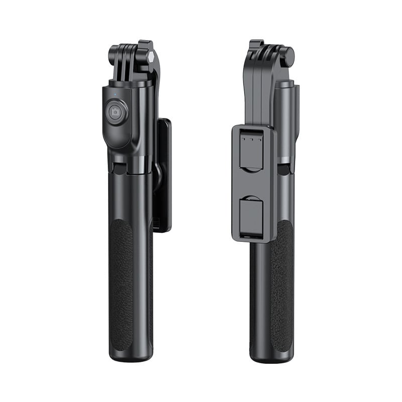 Selfie nūja Z115 ar statīvu, 1,2 m izplešams, Bluetooth tālvadība, LED gaismas lukturis, EIS atbalsts