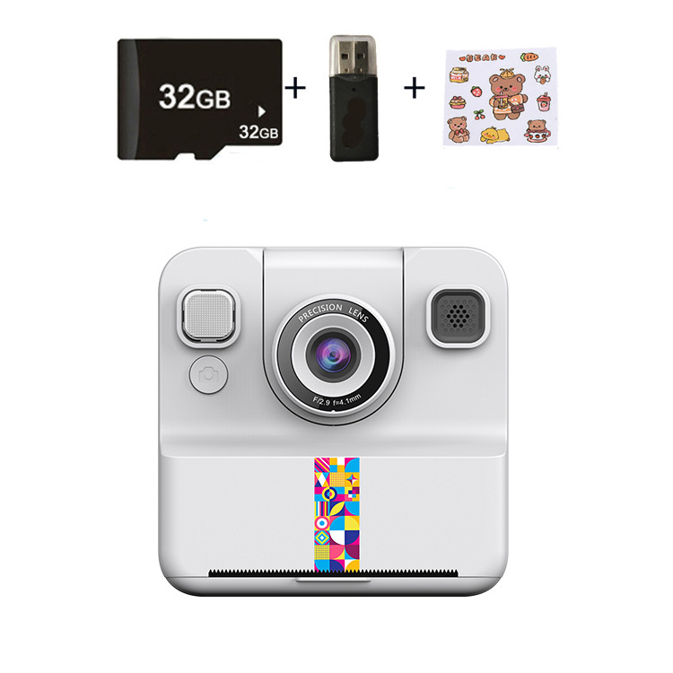 LEFUXIN A30 Instantskaamera lastele – Polaroid-stiilis printimine, TF-kaardi salvestus, 3-tunnine aku kestvus, ABS-korpus