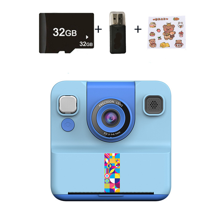LEFUXIN A30 Instantskaamera lastele – Polaroid-stiilis printimine, TF-kaardi salvestus, 3-tunnine aku kestvus, ABS-korpus
