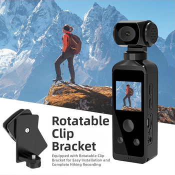 Kabatas kamera 850 - 4K 3840x2160, TF kartes glabāšana, 1,3 colu LCD, ABS korpuss