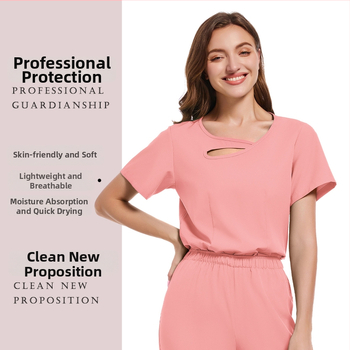 Uniszex, nedvszívó poliészter-elasztán anyag, rövid ujjú, kerek nyak, felső és alsó rész készlet