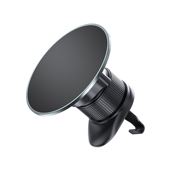 Držiak na telefón do auta s otočením o 360° z magnetického hliníkového zliatiny a ABS, vhodný pre výduch klimatizácie a palubnú dosku, univerzálny dizajn, podpora prispôsobenia