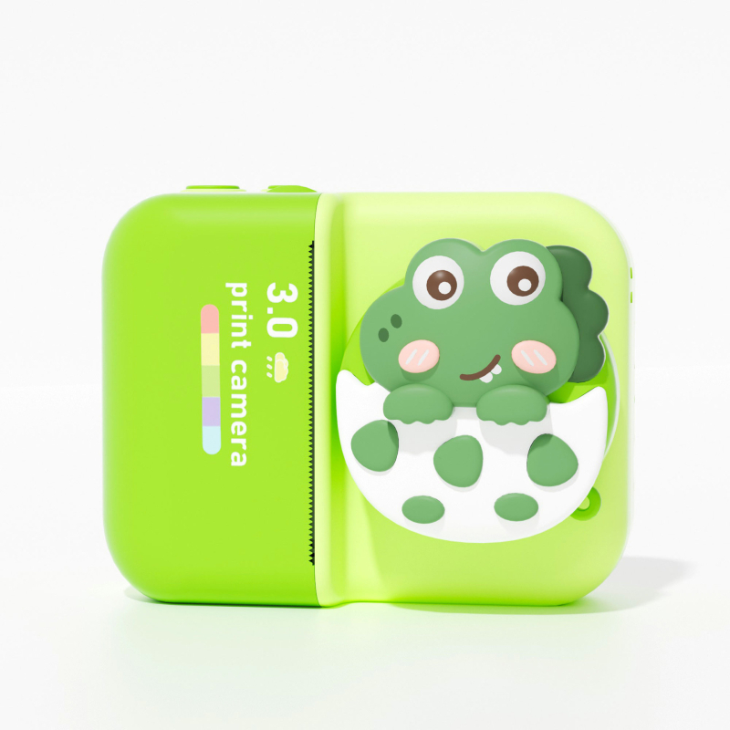 D8s Detská Polaroid kamera s tlačou, predná a zadná dvojkamera, 2,0-palcový LCD, TF karta pre uloženie, tepelné tlač