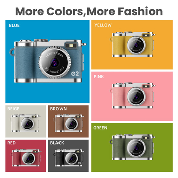 Mini kamera-privjesak za ruksak (0,96-inčni IPS zaslon u boji, 12–20MP, TF kartica, Model G2, 1–3 sata rada)