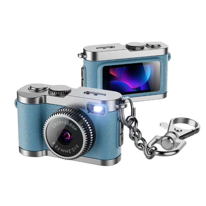 Mini kamera-privjesak za ruksak (0,96-inčni IPS zaslon u boji, 12–20MP, TF kartica, Model G2, 1–3 sata rada)