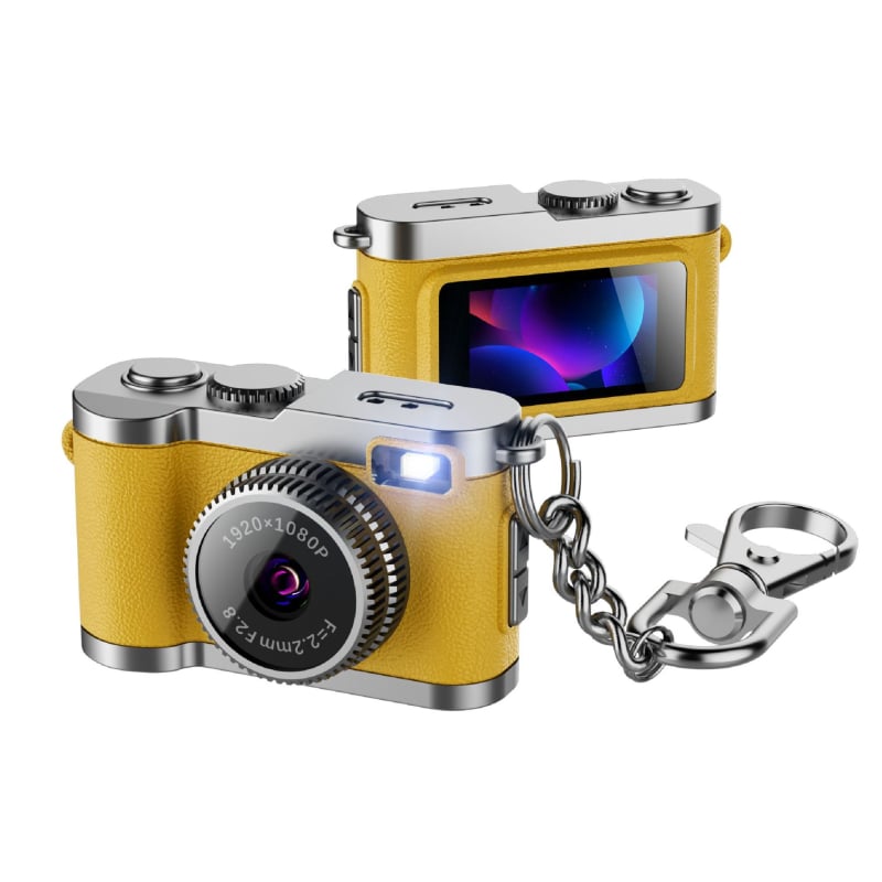 Mini kamera-privjesak za ruksak (0,96-inčni IPS zaslon u boji, 12–20MP, TF kartica, Model G2, 1–3 sata rada)