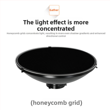 Radome cu plasă hexagonală, acoperire din țesătură pentru iluminat de studio, aliaj de aluminiu