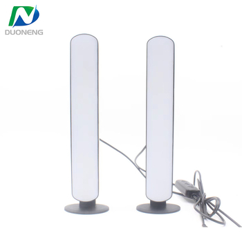 Нощна лампа за настолен компютър – USB захранване, дистанционно управление, музикална функция, геометричен 3D дизайн, PP абажур