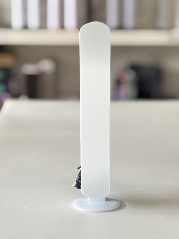 Нощна лампа за настолен компютър – USB захранване, дистанционно управление, музикална функция, геометричен 3D дизайн, PP абажур