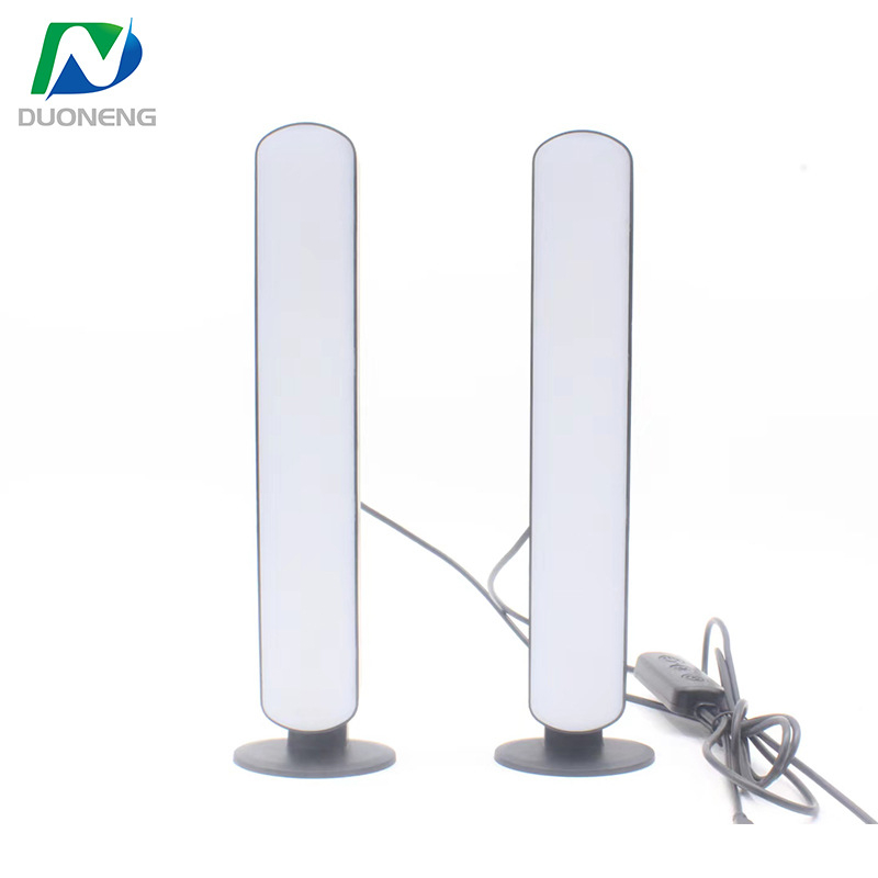 Нощна лампа за настолен компютър – USB захранване, дистанционно управление, музикална функция, геометричен 3D дизайн, PP абажур