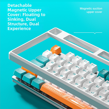 Tarantula F2088pro Игрална механична клавиатура — 108 клавиша, кабелна, механични превключватели, ABS инжекционен материал, 1 година гаранция