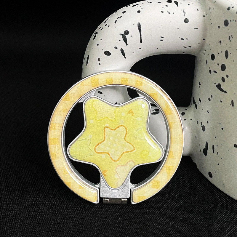 Suport pentru telefon de birou cu mecanism magnetic pliabil, universal pentru telefoane mobile, plastic, montaj pe spate (mecanism magnetic pliabil; universal pentru telefoane; plastic; montaj pe spate)