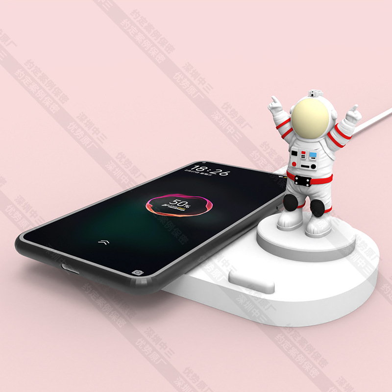 Încărcător wireless Unicorn – Personalizat, imagine IP imprimată 3D, încărcare magnetică, QC2.0, 15W