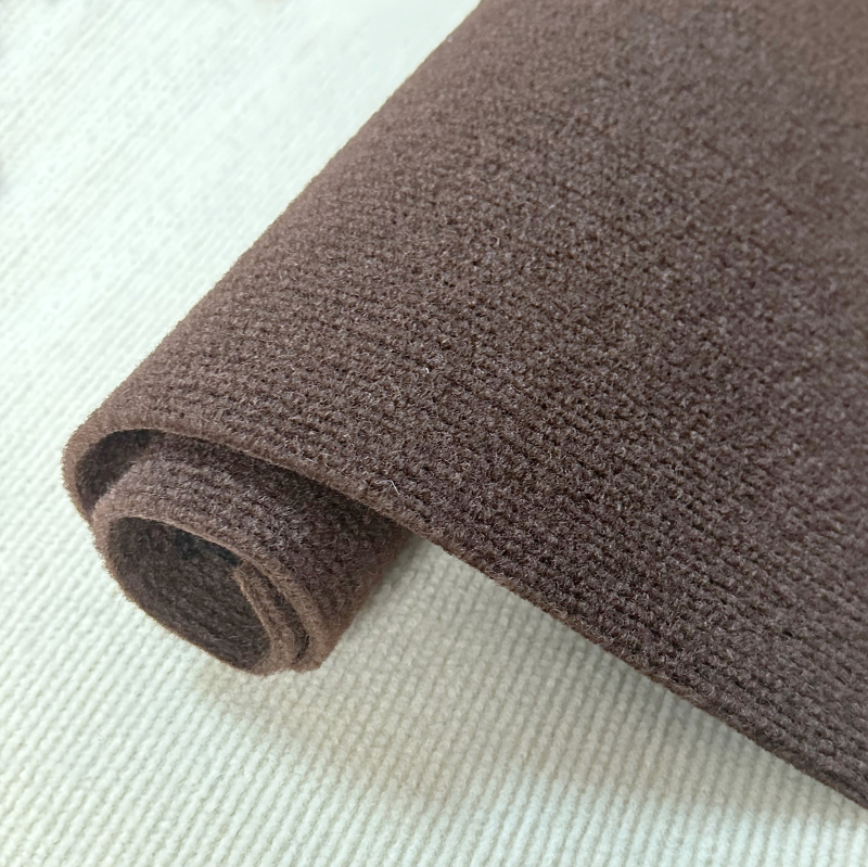 Svītrainīgs biezs kilims, pilns ruļlis, poliesters, austs, kvadrātveida forma, studijai, birojam un guļamistabai