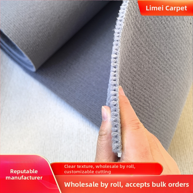 Svītrainīgs biezs kilims, pilns ruļlis, poliesters, austs, kvadrātveida forma, studijai, birojam un guļamistabai