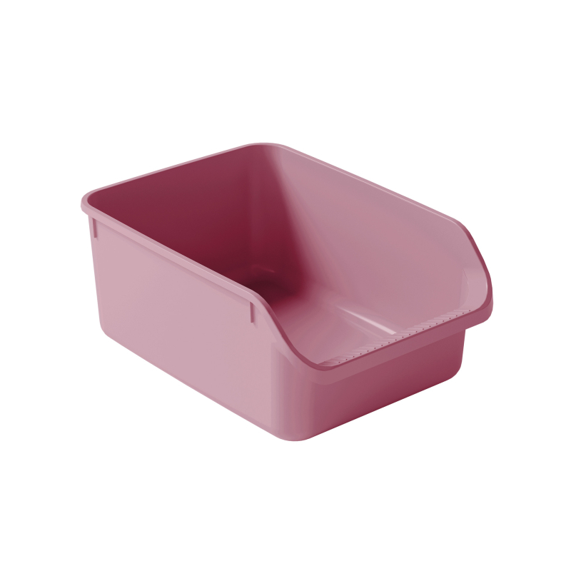 Vas de nisip pentru pisici, design semiînchis, anti-vărsat, pentru pisici și câini, PP material, Berry brand