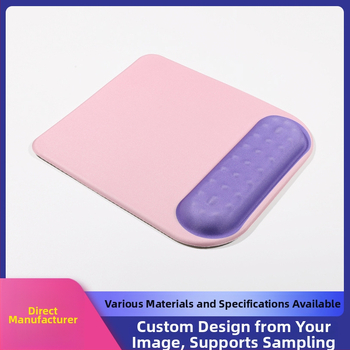 Podložka na stôl pre zápästie s oporou pre myš, materiál tkanina-PU pena, vstrekovanie, OEM spracovanie