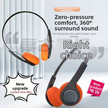 Spēļu austiņas Bluetooth 5.0, uz galvas, stereo skaņa ar spēcīgu basu, akumulatora darbības laiks >8 stundas